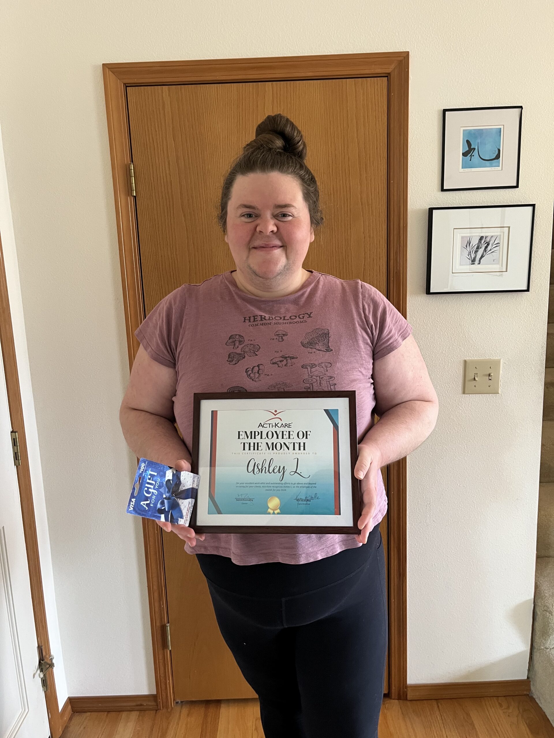Our Caregiver of the Month – Ashley Our Caregiver of the Month - Ashley