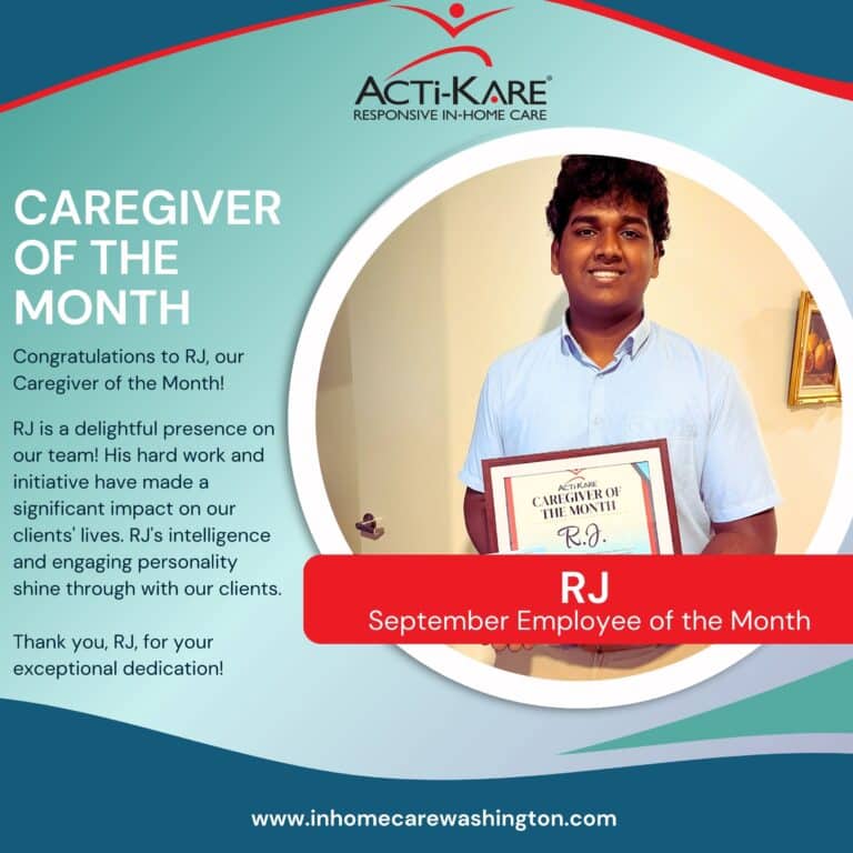 RJ - Our September Caregiver of the Month