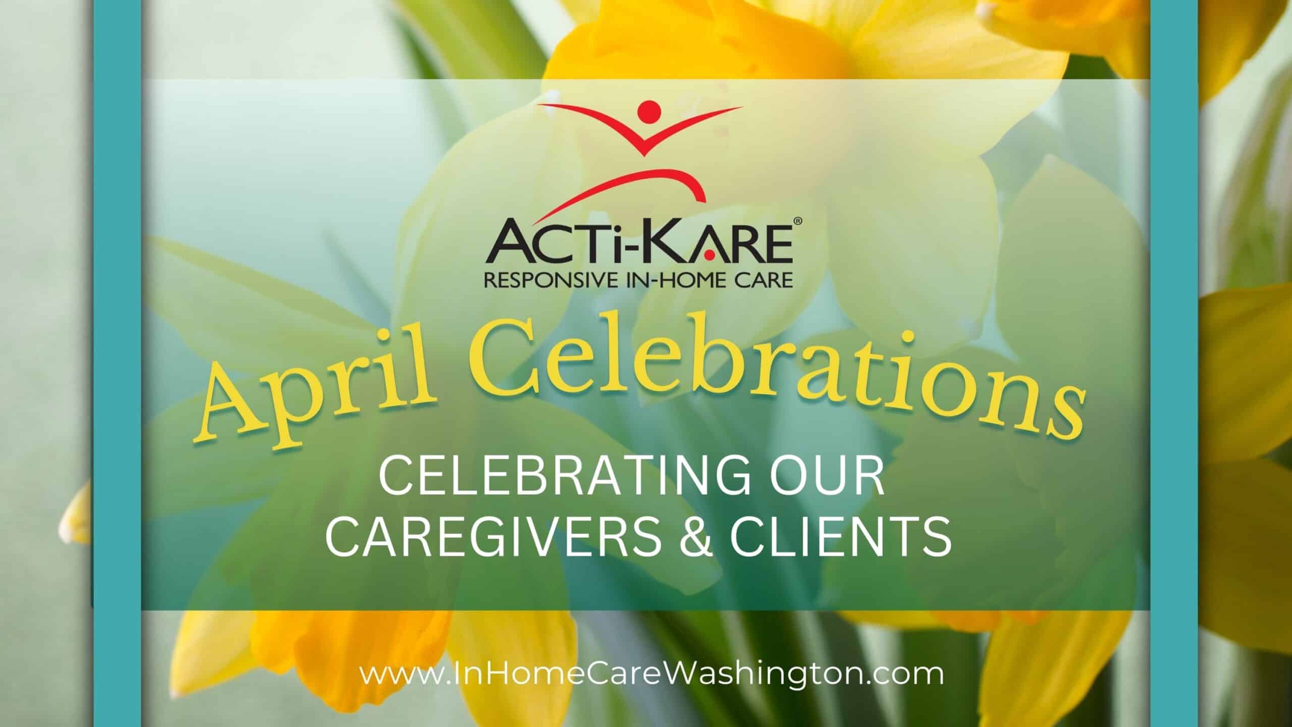 Celebrating April Birthdays and Anniversaries! Celebrating April Birthdays and Anniversaries!