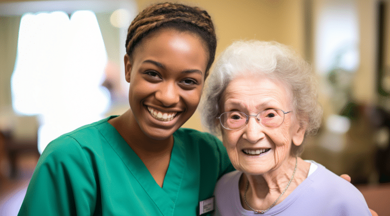 Senior home care helps seniors age in place safely.