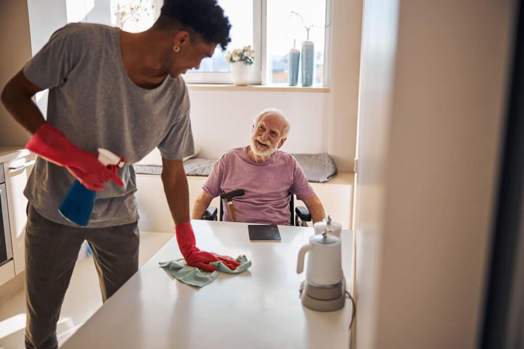 Senior home care offer personal care services to help aging seniors live in a clean and healthy home.