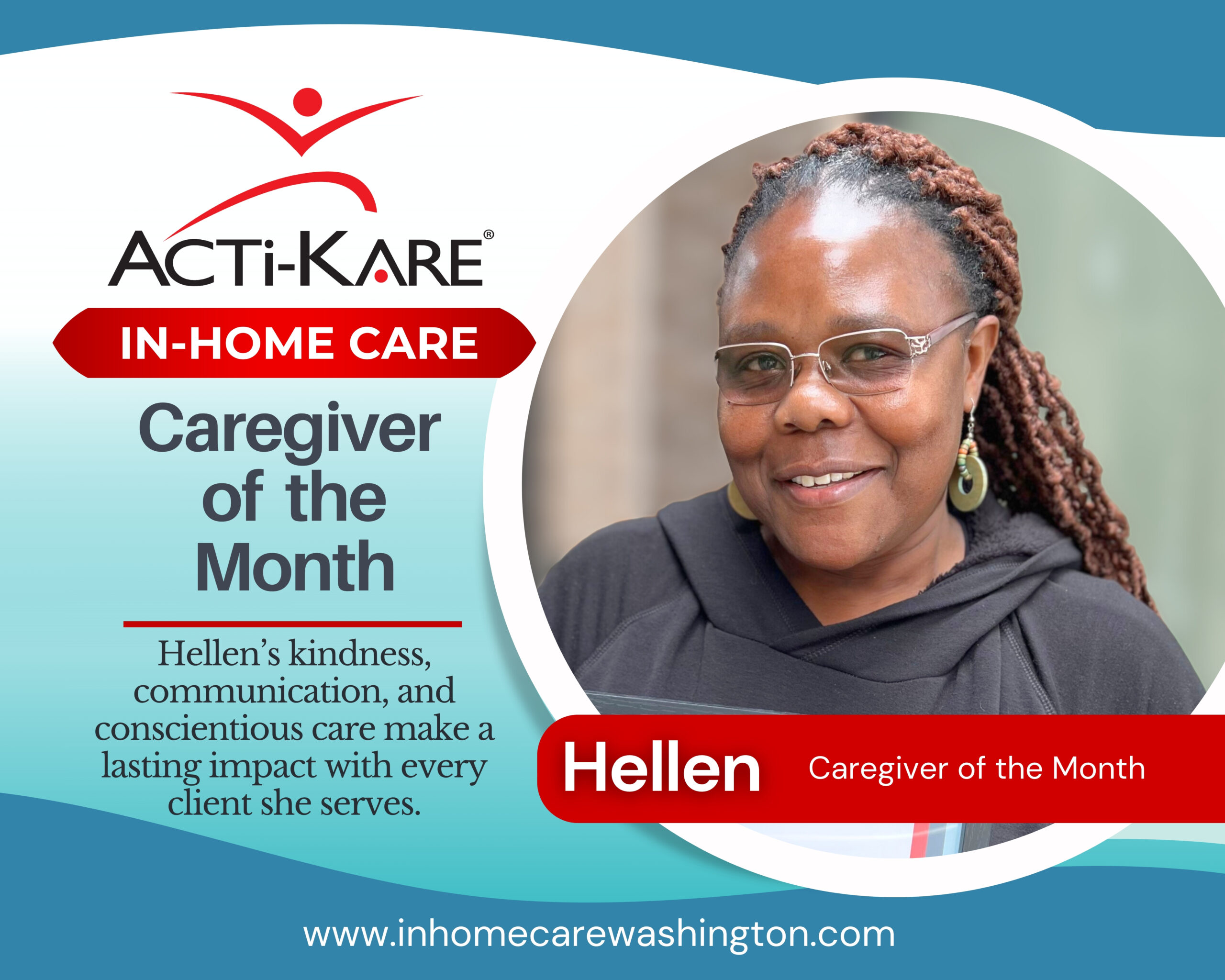 Hellen (1) Hellen, Acti-Kare Caregiver of the Month in Bellevue, WA
