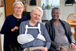Veteran Care, Couple with Caregiver, Seattle Acti-Kare Home Care