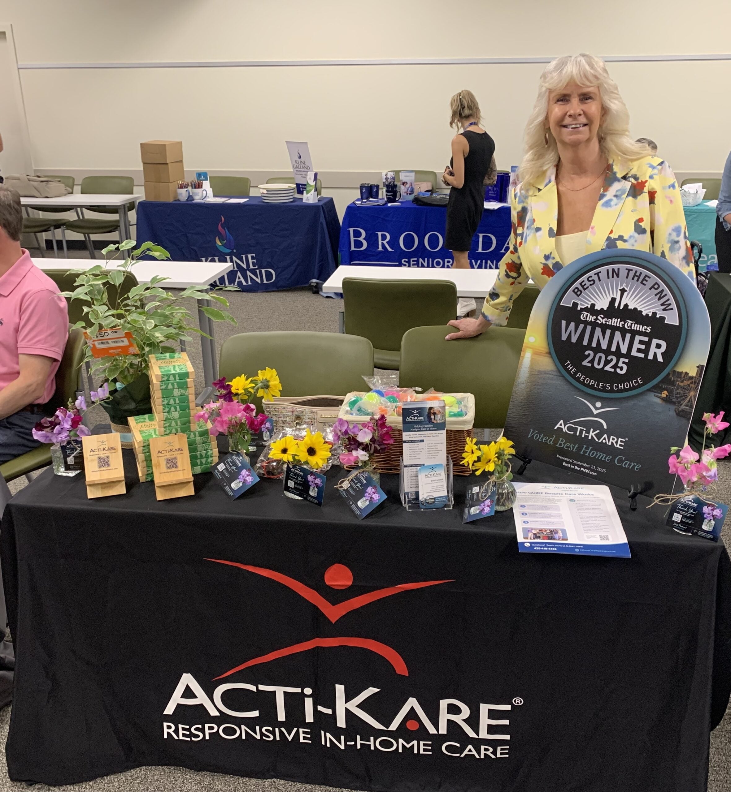 Acti-Kare at Valley Medical Center Resource Fair Deb Packard representing Acti-Kare at the Valley Medical Center Case Management Resource Fair in Renton